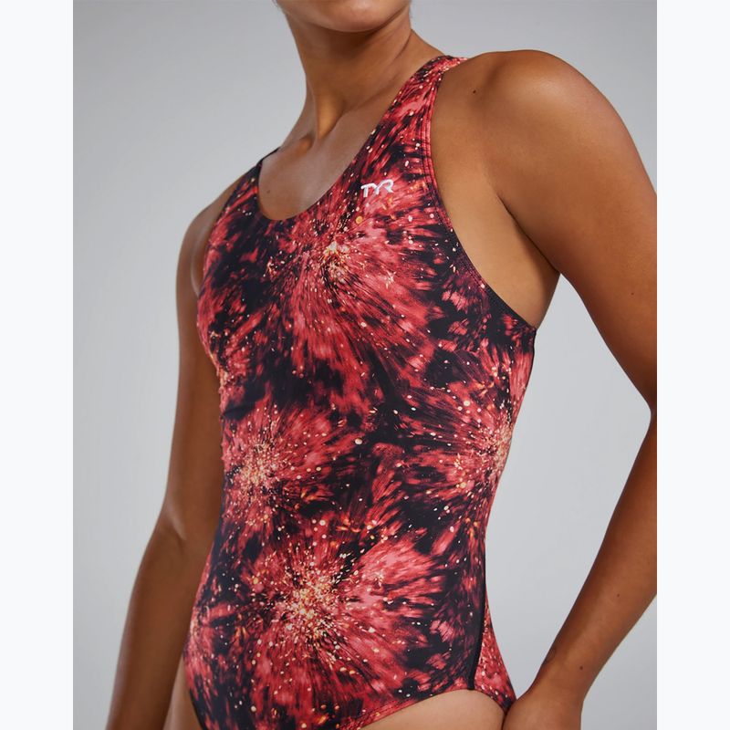 Strój pływacki jednoczęściowy damski TYR Durafast Elite Radiant Flare Maxfit red 5