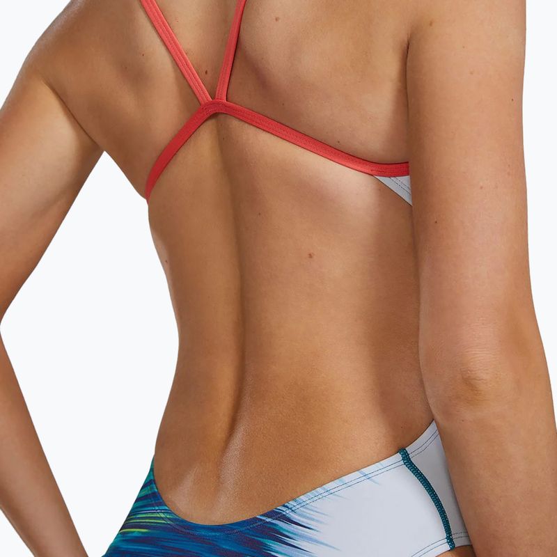 Strój pływacki jednoczęściowy damski TYR Durafast Elite Bravura Cutoutfit white/multi 8