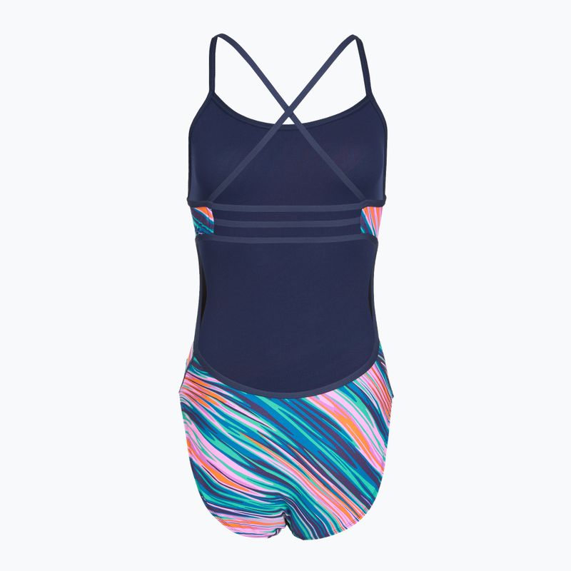 Strój pływacki jednoczęściowy damski TYR Durafast Elite Riptidal Trinityfit pink/multi 2