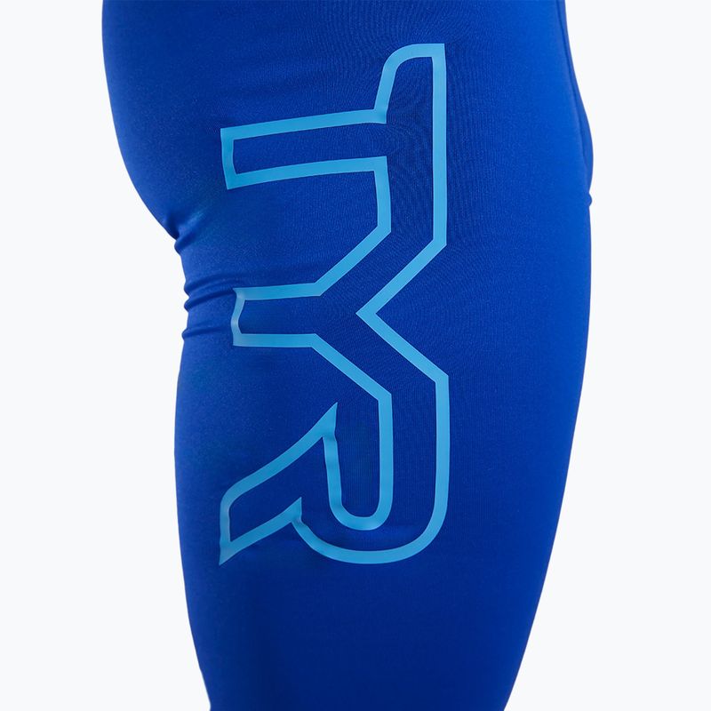 Jammery pływackie męskie TYR Soild Large Logo Jammer royal 7
