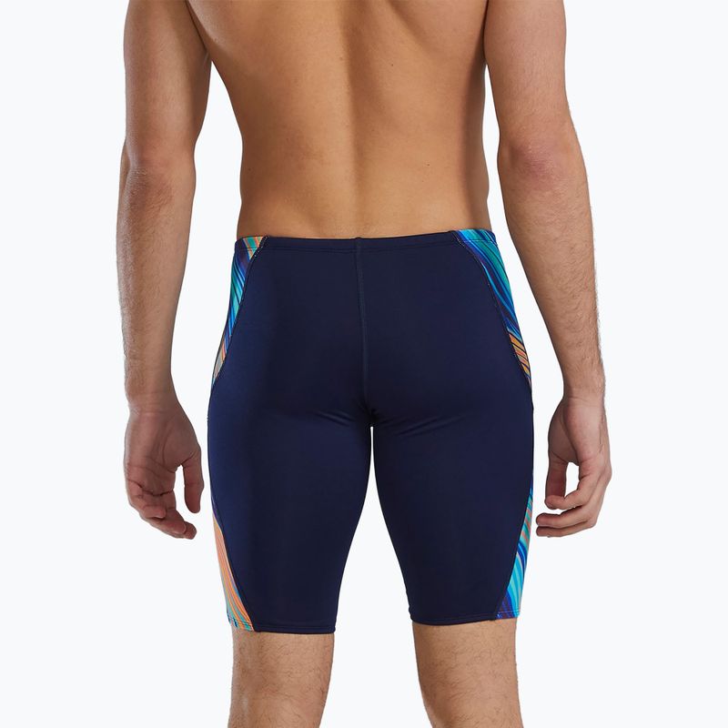 Jammery pływackie męskie TYR Durafast Elite Riptidal Jammer teal/orange 6