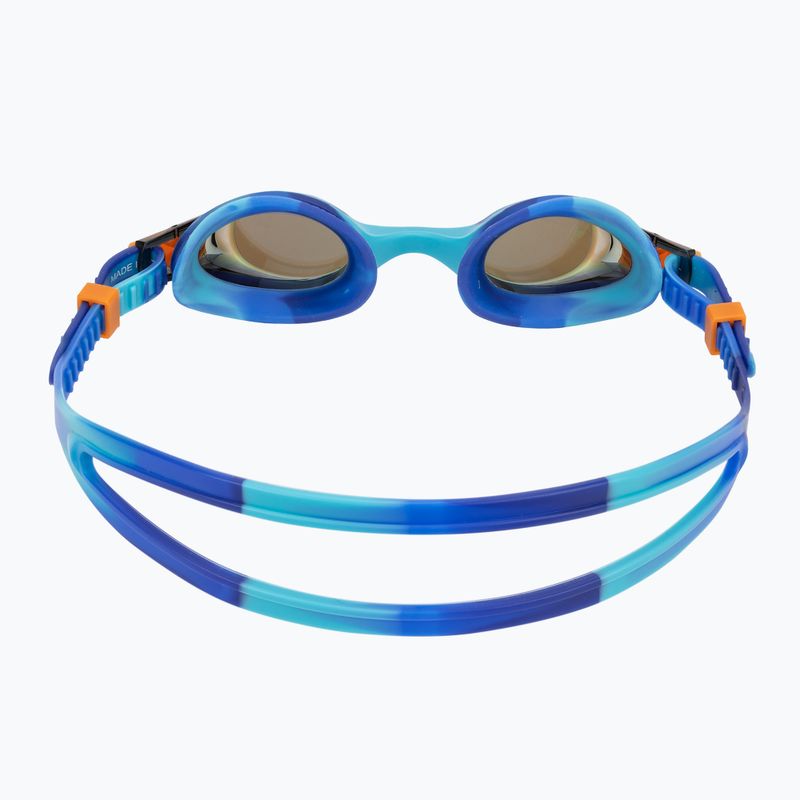 Okulary do pływania dziecięce TYR Swimple Tie Dye Mirrored blue/multi 4