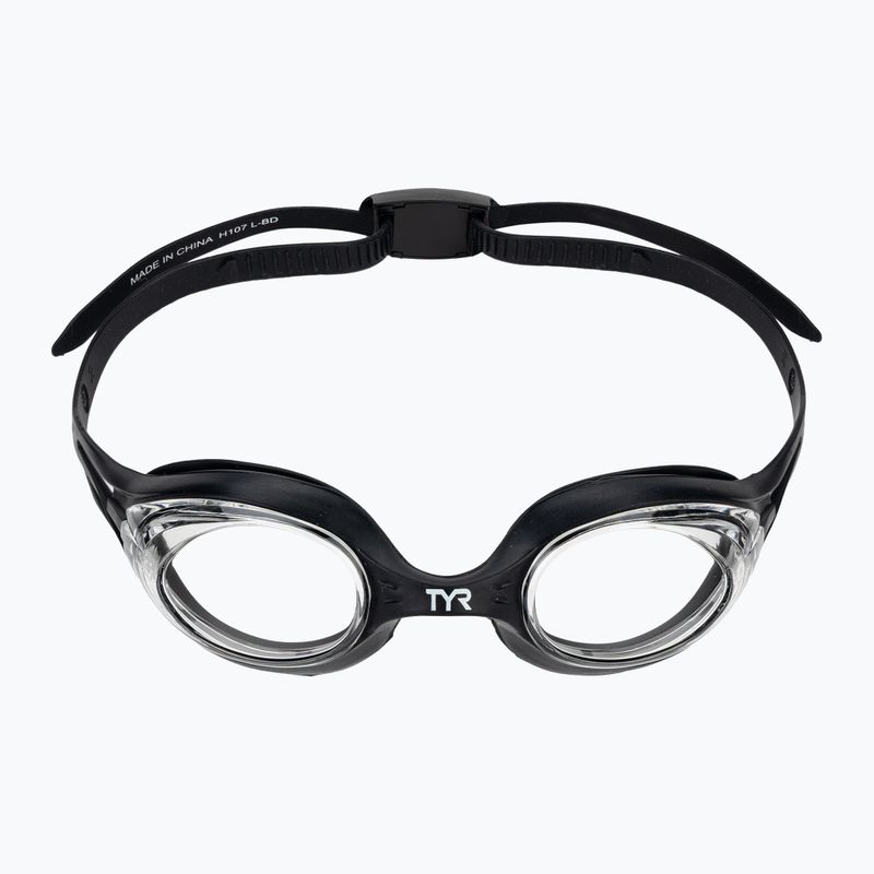 Okulary do pływania dziecięce TYR Hydra Flare black/cear 2
