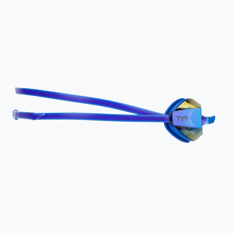 Okulary do pływania damskie TYR Blackops 140 Ev Racing Mirrored royal/light blue 3