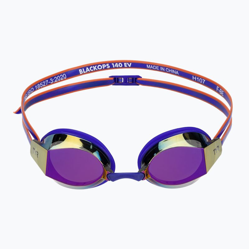 Okulary do pływania TYR Blackops 140 Ev Racing Mirrored royal/multi 2
