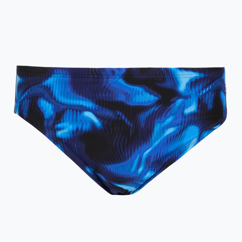 Slipy do pływania męskie TYR Durafast Elite Waveform Brief blue 5