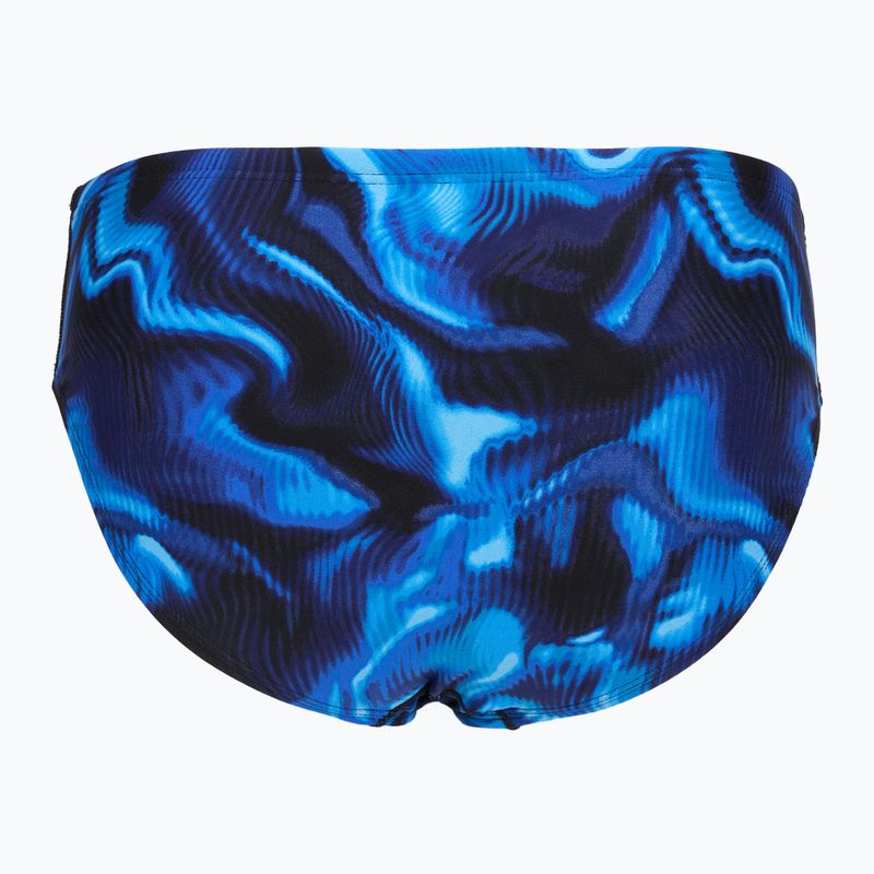 Slipy do pływania męskie TYR Durafast Elite Waveform Brief blue 6