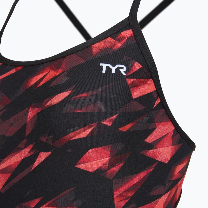 Strój pływacki jednoczęściowy damski TYR Durafast Elite Triadic Trinityfit red 3