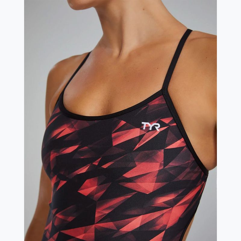 Strój pływacki jednoczęściowy damski TYR Durafast Elite Triadic Trinityfit red 9