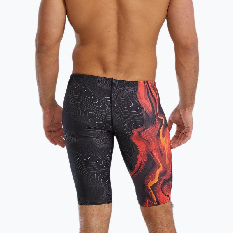 Jammery pływackie męskie Tyr Durafast Elite Firestorm metalic fire 2