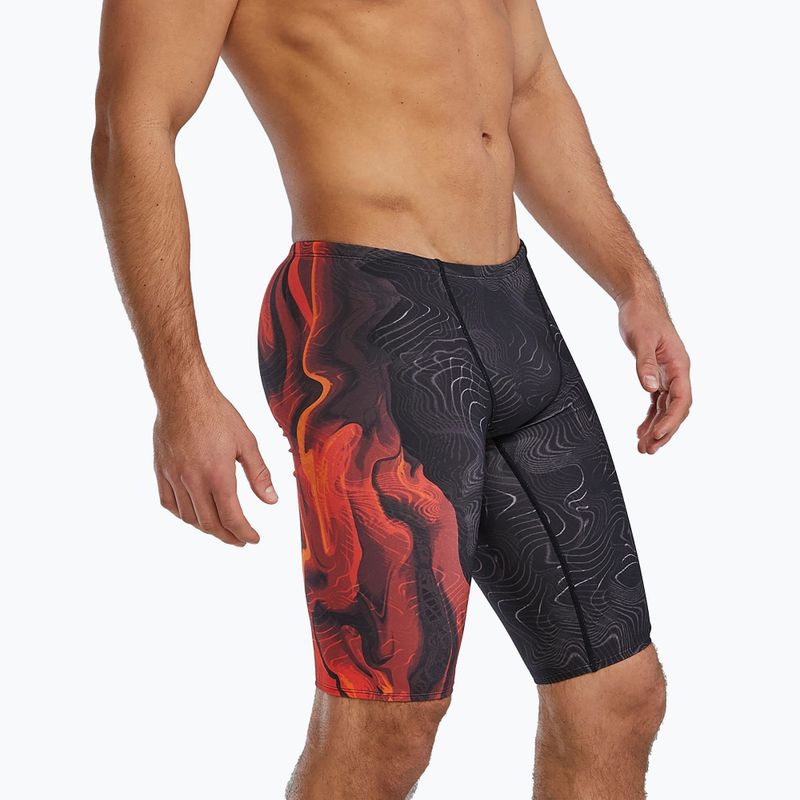 Jammery pływackie męskie Tyr Durafast Elite Firestorm metalic fire 4