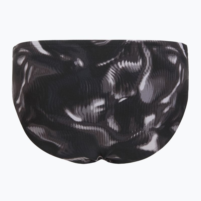 Slipy do pływania męskie TYR Durafast Elite Waveform Brief titanum 2