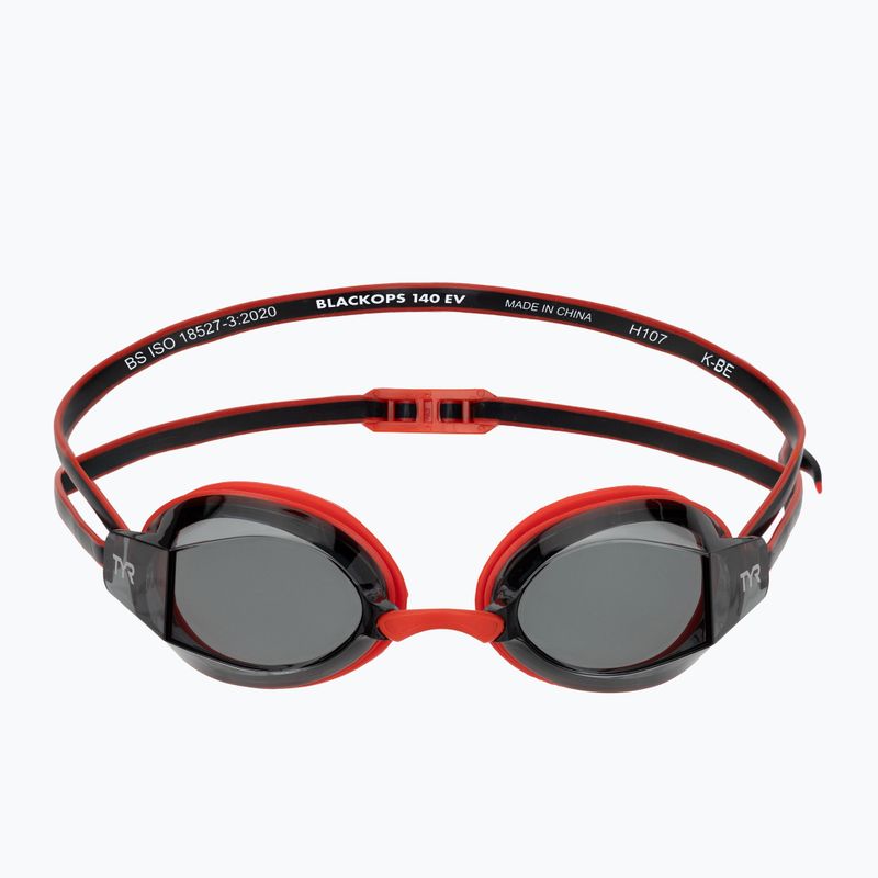 Okulary do pływania TYR Blackops 140 Ev Racing red/black 2