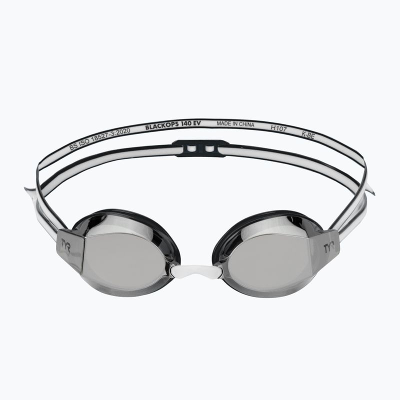 Okulary do pływania TYR Blackops 140 Ev Racing Mirrored black/white 2