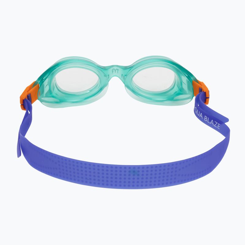 Okulary do pływania dziecięce TYR Aqua Blaze green/orange 4