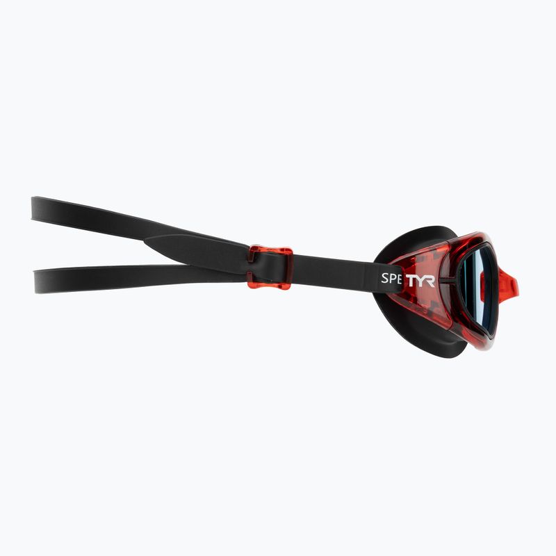 Okulary do pływania TYR Special Ops 2.0 Mirrored black/red 3
