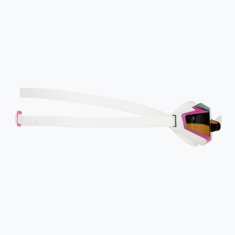 Okulary do pływania TYR Stealth-X Performance Mirrored pink/white 3
