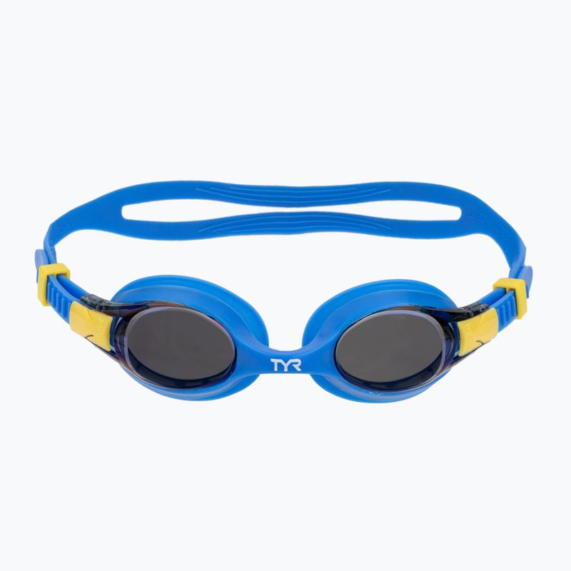 Okulary do pływania dziecięce TYR Swimple Metallized blue/yellow 2