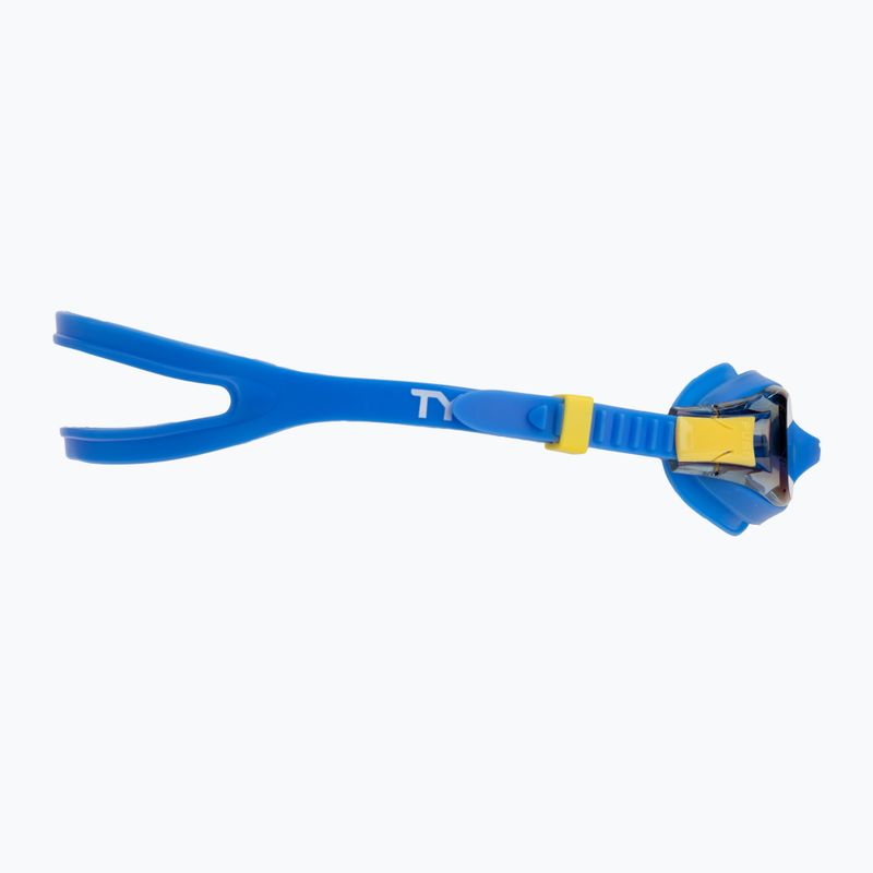 Okulary do pływania dziecięce TYR Swimple Metallized blue/yellow 3