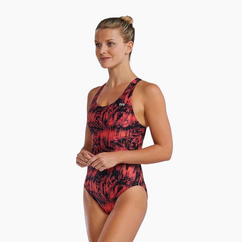 Strój pływacki jednoczęściowy damski TYR Durafast Lite Seismo Maxfit red 4