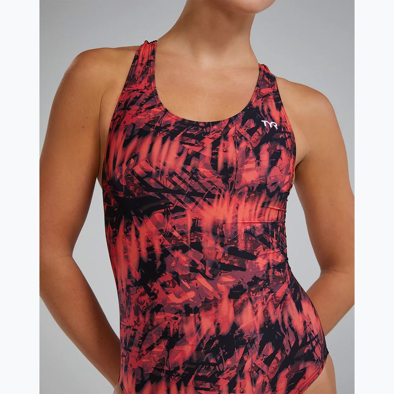Strój pływacki jednoczęściowy damski TYR Durafast Lite Seismo Maxfit red 5