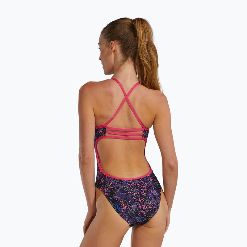 Strój pływacki jednoczęściowy damski TYR Durafast Elite Trinityfit petunia stipple 2