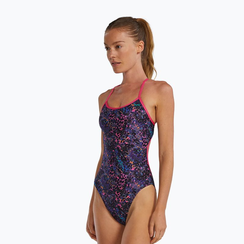 Strój pływacki jednoczęściowy damski TYR Durafast Elite Trinityfit petunia stipple 3