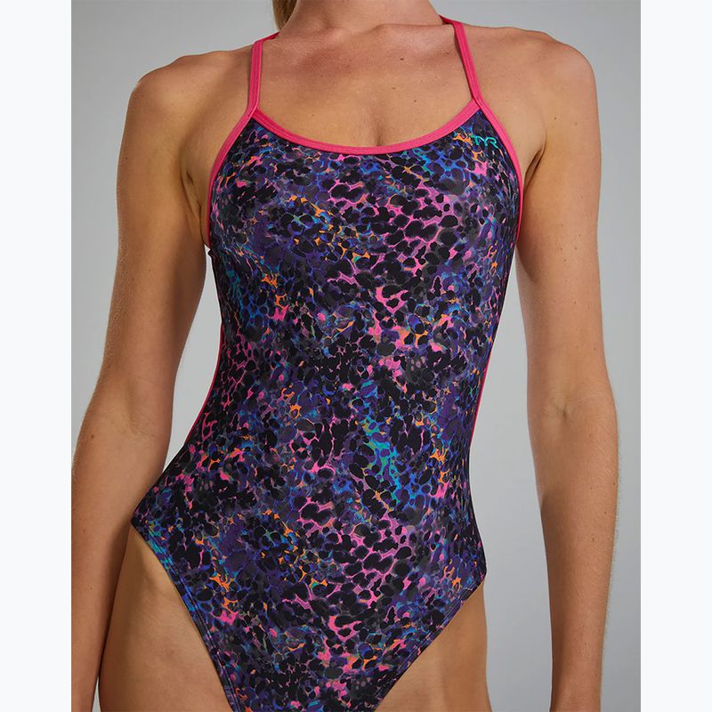 Strój pływacki jednoczęściowy damski TYR Durafast Elite Trinityfit petunia stipple 5