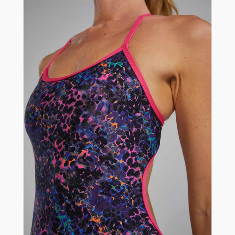 Strój pływacki jednoczęściowy damski TYR Durafast Elite Trinityfit petunia stipple 7