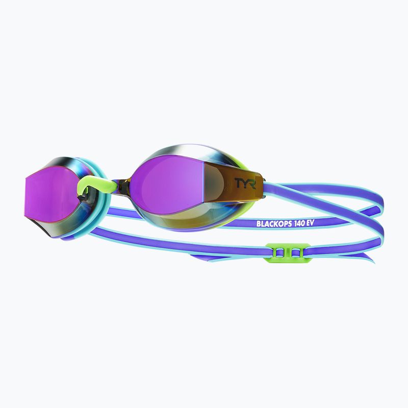 Okulary do pływania dziecięce TYR Blackops 140 Ev Racing Mirrored purple/multi