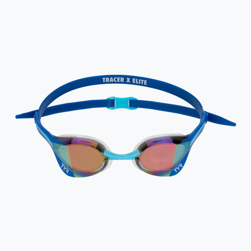 Okulary do pływania TYR Tracer-X Elite Racing Mirrored blue/turquoise 3