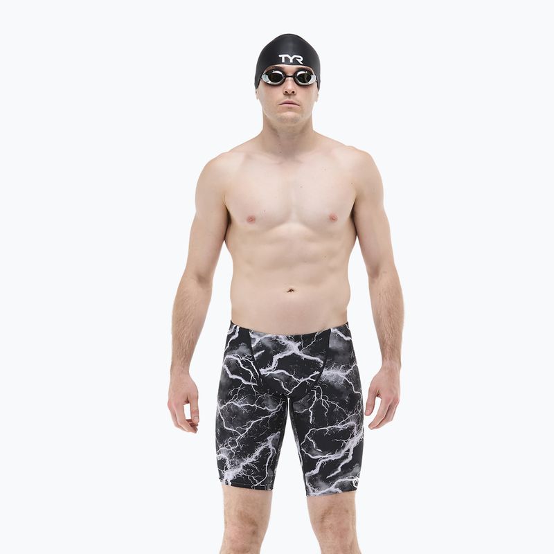 Jammery pływackie męskie TYR Durafast Elite Arterix Jammer titanium