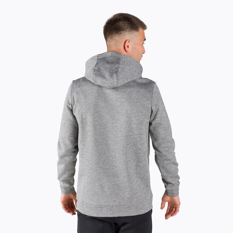 Bluza męska Nike Therma Hoodie dark grey heather/black 3