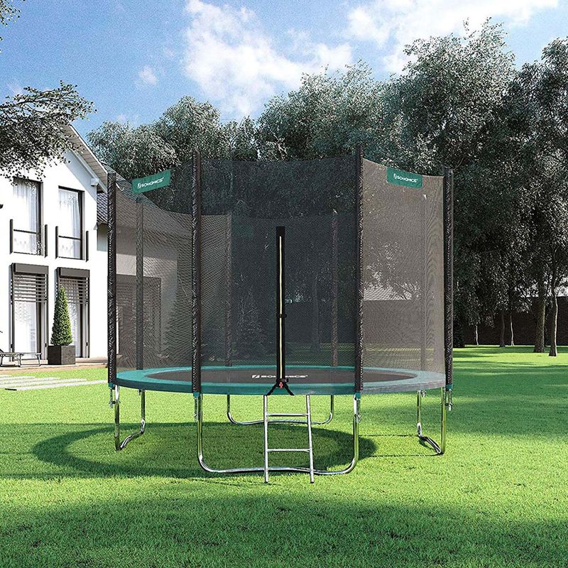Trampolina ogrodowa SONGMICS STR12GN 366 cm black/green 2