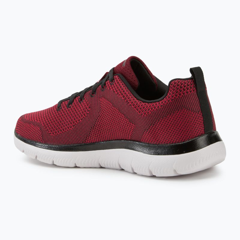 Buty męskie SKECHERS Summits Brisbane red/black 3