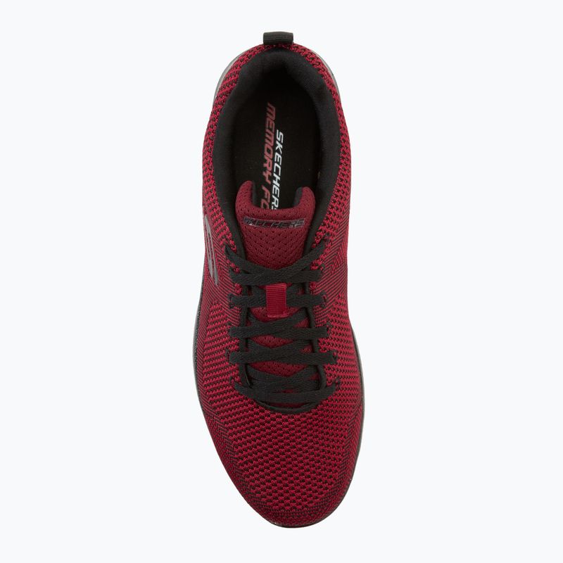 Buty męskie SKECHERS Summits Brisbane red/black 5