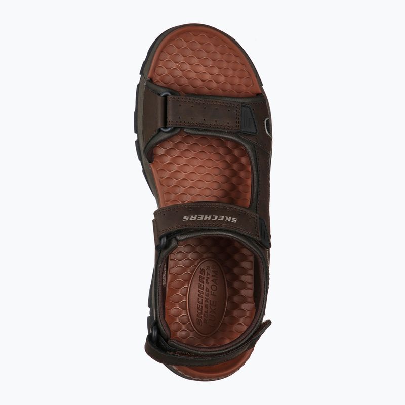 Sandały męskie SKECHERS Tresmen Hirano chocolate 11