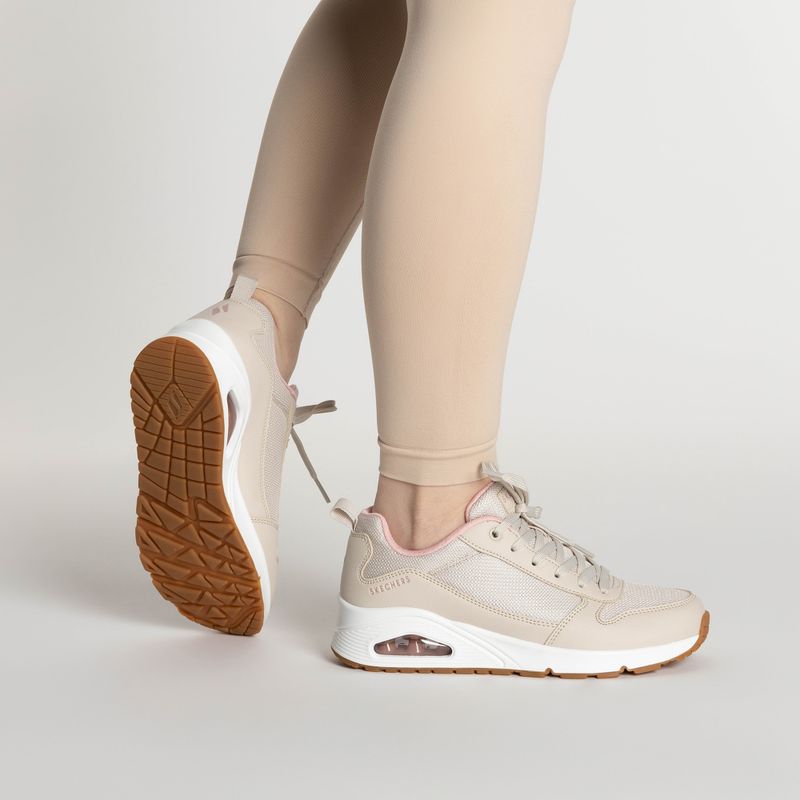 Buty damskie SKECHERS Uno Inside Matters beige 2