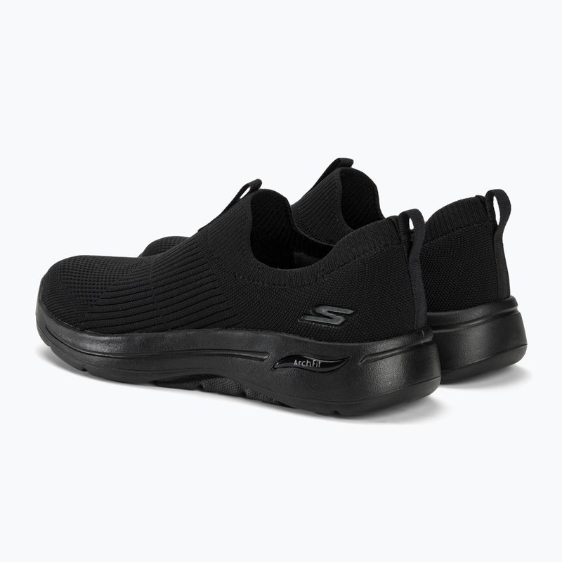Buty damskie SKECHERS Go Walk Arch Fit Iconic black 3