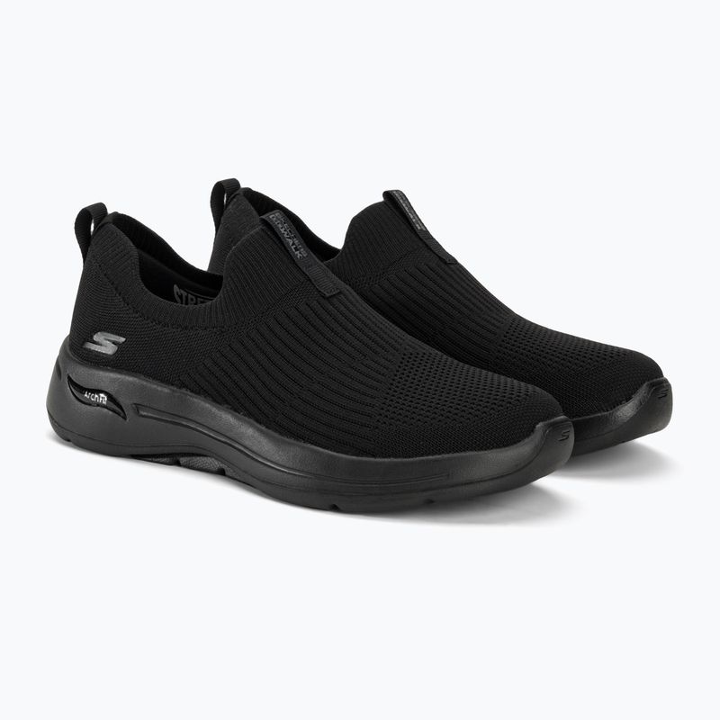 Buty damskie SKECHERS Go Walk Arch Fit Iconic black 4