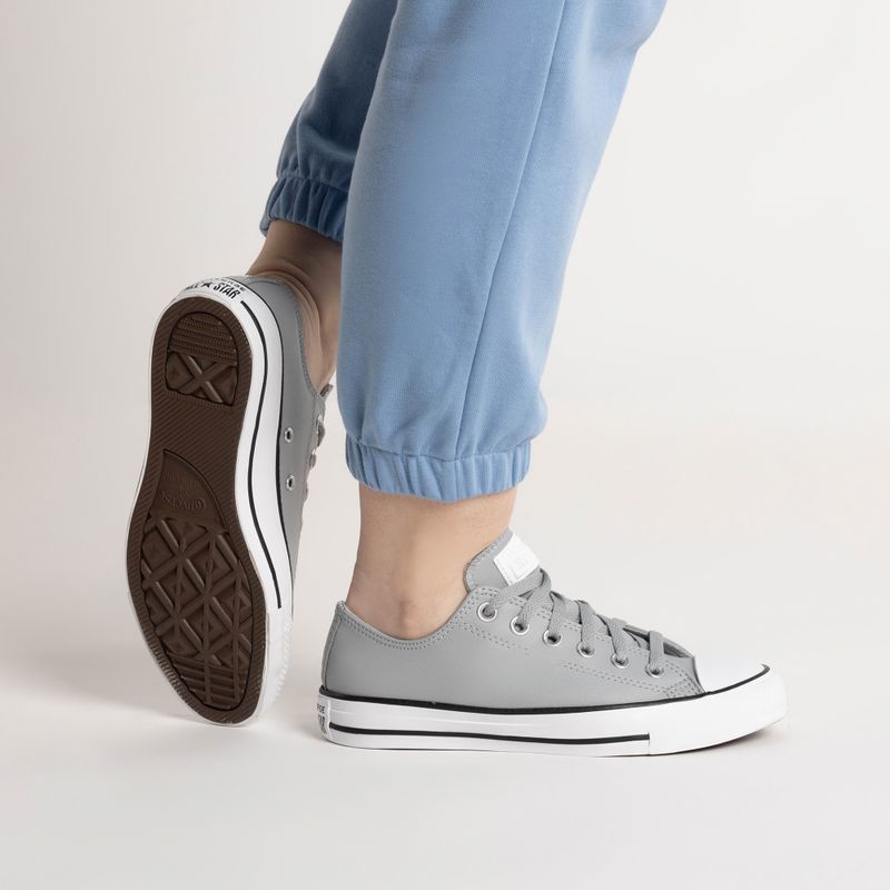 Trampki damskie Converse Chuck Taylor All Star Ox 571618C ash stone/ash stone/white 2