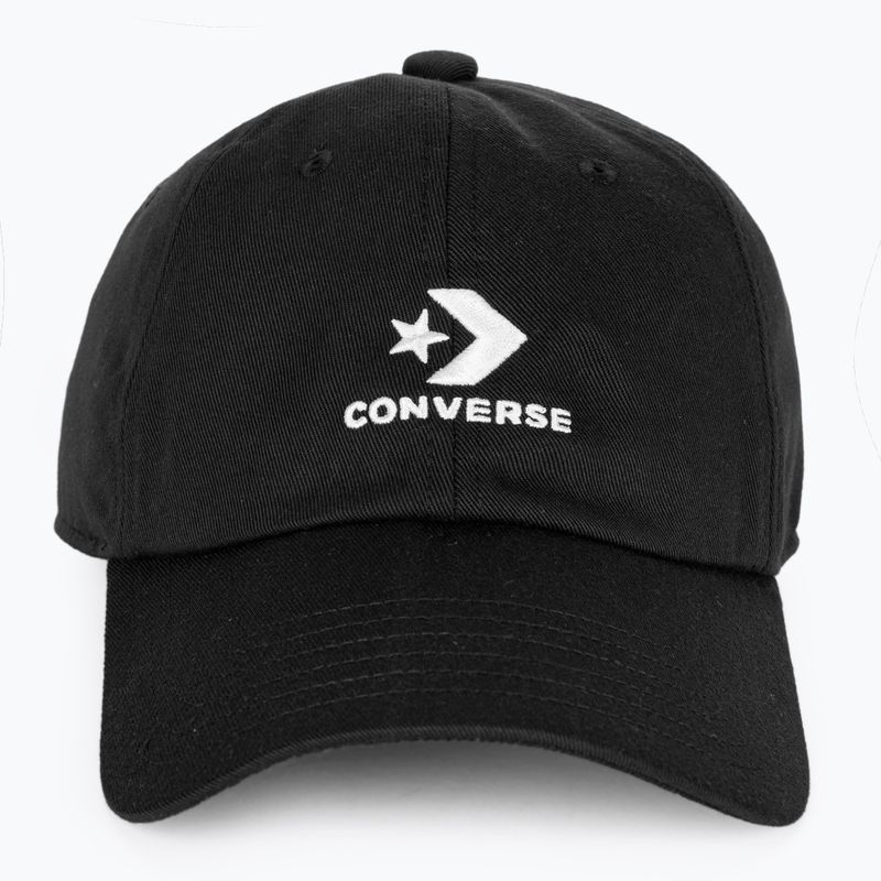 Czapka z daszkiem Converse Logo Lock Up Baseball 10022131-A01 converse black 2