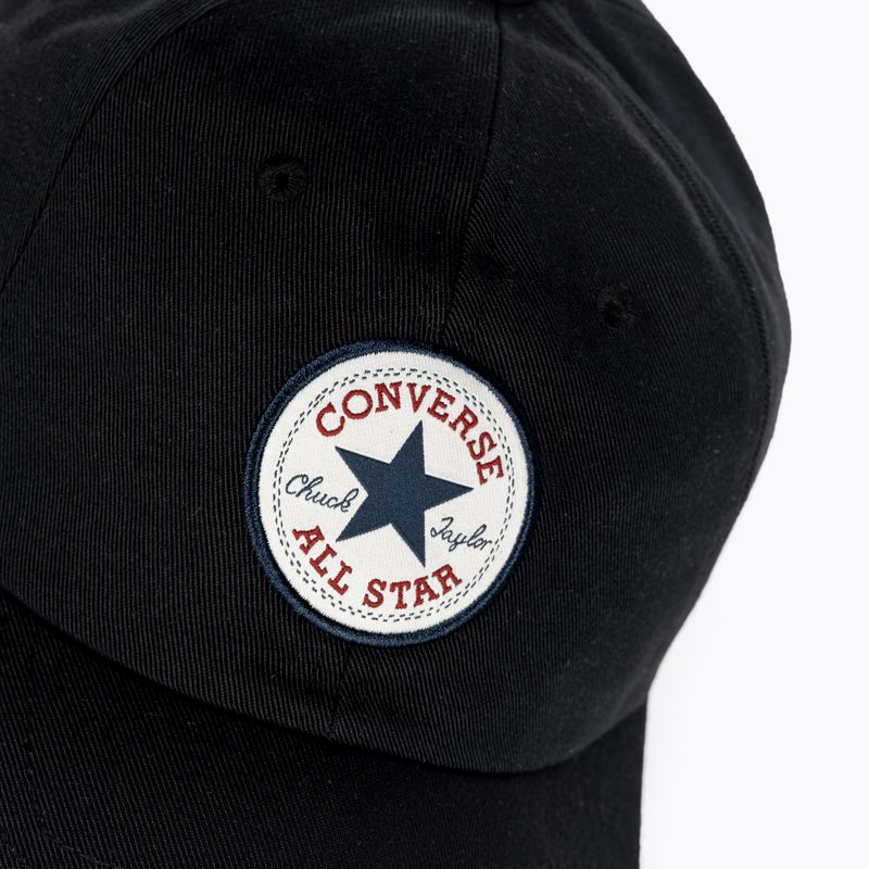 Czapka z daszkiem Converse All Star Patch Baseball 10022134-A01 converse black 4