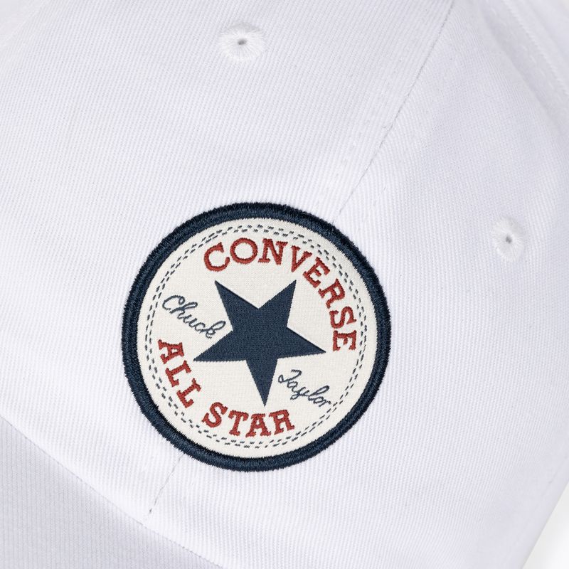 Czapka z daszkiem Converse All Star Patch Baseball 10022134-A02 white 4