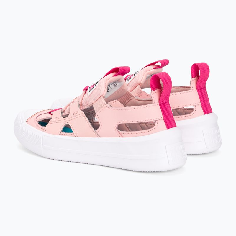 Sandały dziecięce Converse Ultra Sandal Slip A01218C storm pink/pink zest 3