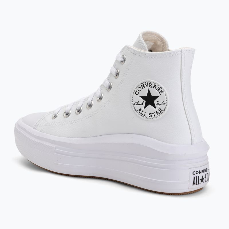 Trampki damskie Converse Chuck Taylor All Star Move Platform Leather white 3