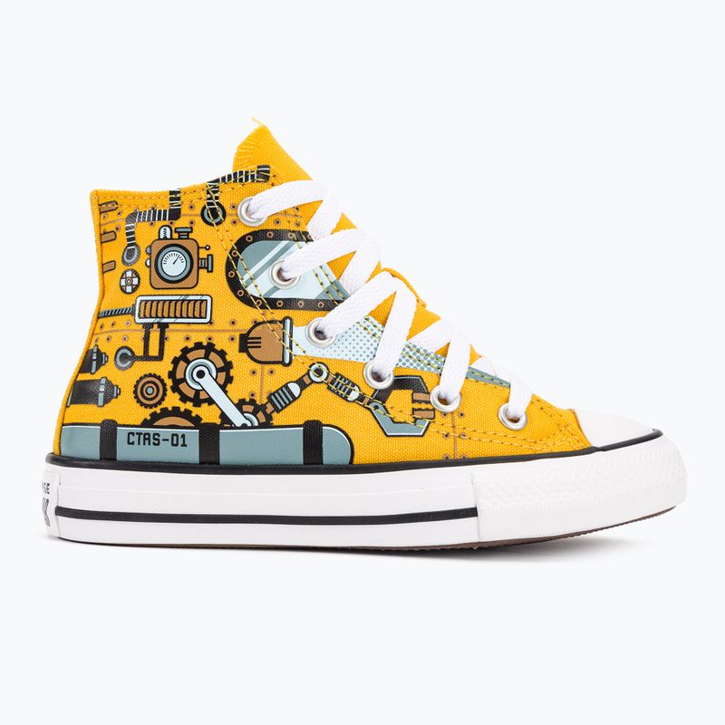 Trampki dziecięce Converse Chuck Taylor All Star Summer Submarines Hi A03576C amarillo/aqua mist 2