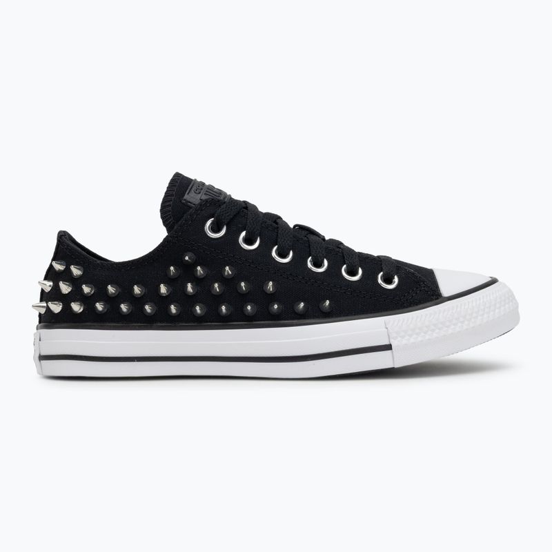 Trampki dziecięce Chuck Taylor All Star Studded black/silve/white 2