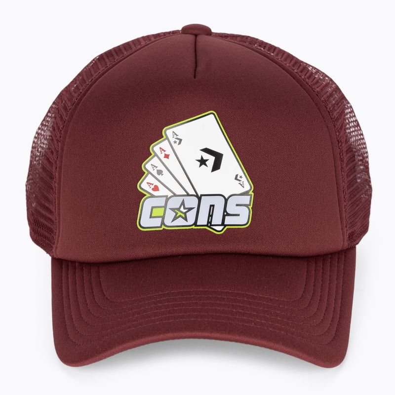 Czapka z daszkiem Converse Cons Trucker 10026561-A01 cherry daze 2