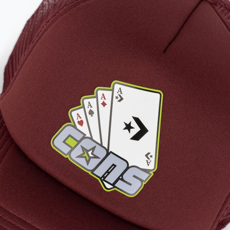 Czapka z daszkiem Converse Cons Trucker 10026561-A01 cherry daze 4